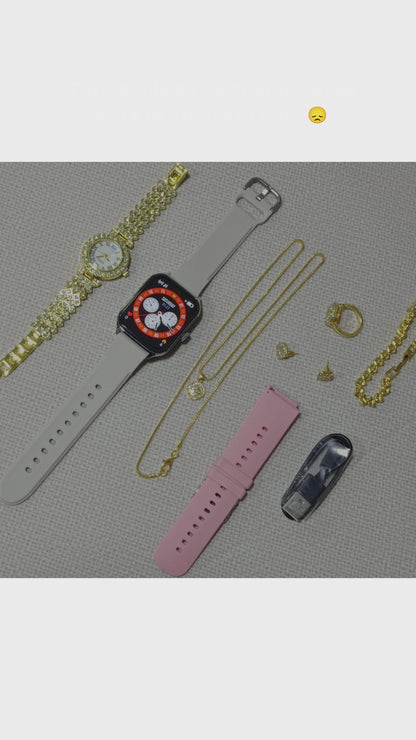 SMARTWATCH + KIT FEMENINO A58 PLUS